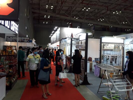 Gian hàng giàn phơi thông minh tại hội chợ Expo tại TP. Hồ Chí Minh
