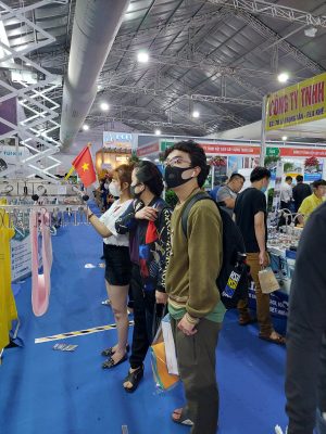 Giàn phơi thông minh Hàn Quốc tại hội chợ Vietbuild 9